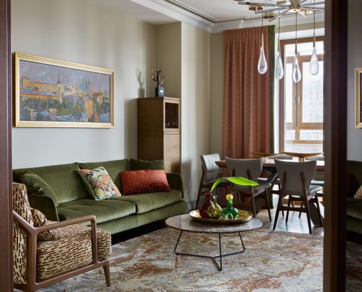 Квартира для пожилой пары в Москве, 120 м²