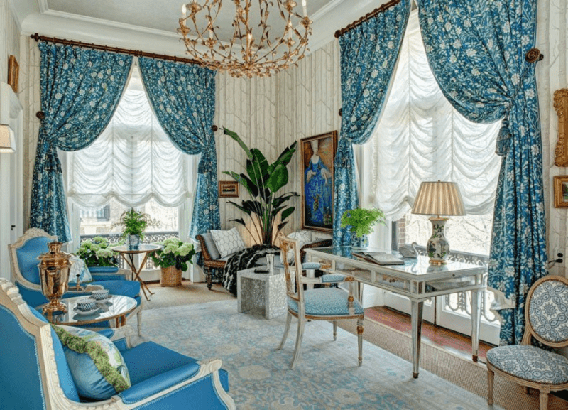 Французские шторы (60+ фото): королевская роскошь в каждой складке