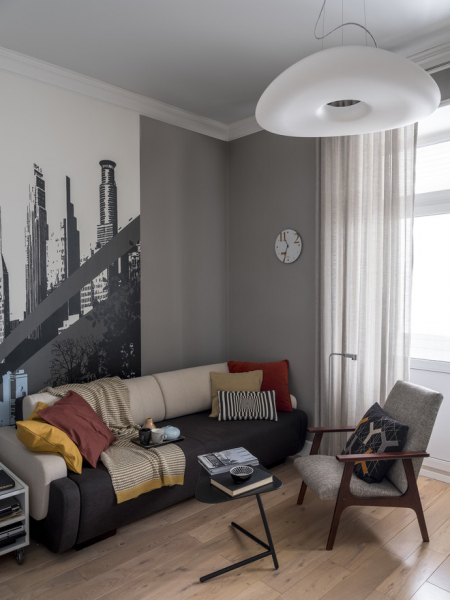 Экономим красиво: квартира 56 м² в сталинском доме