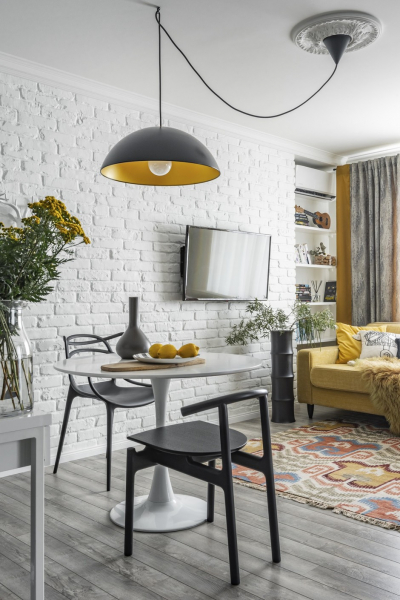 Квартира с этническими мотивами 43,8 м² в Екатеринбурге