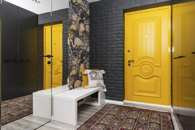 Квартира с этническими мотивами 43,8 м² в Екатеринбурге