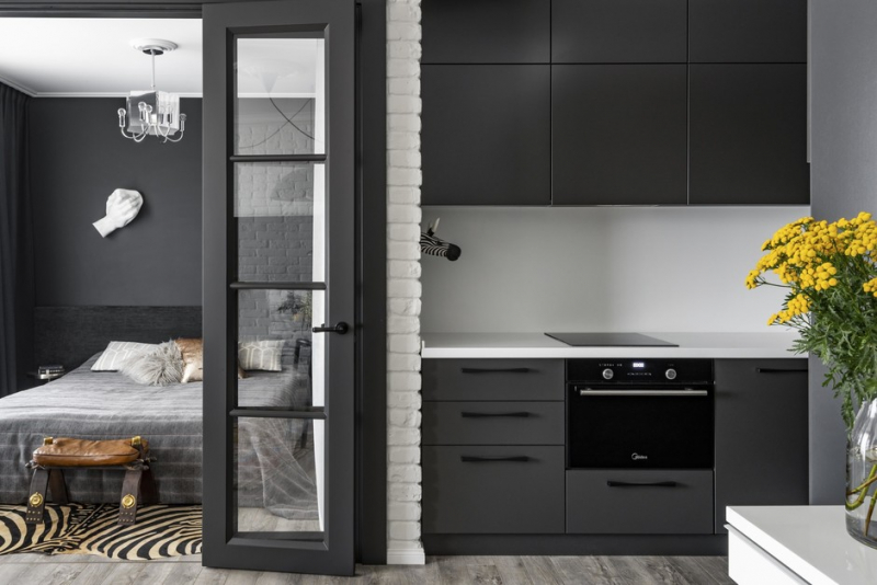 Квартира с этническими мотивами 43,8 м² в Екатеринбурге